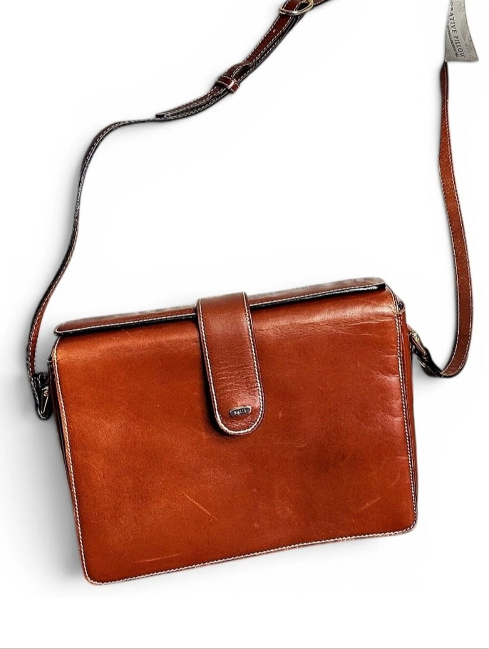 Bally Rare Classic Brown Leather Shoulder Bag